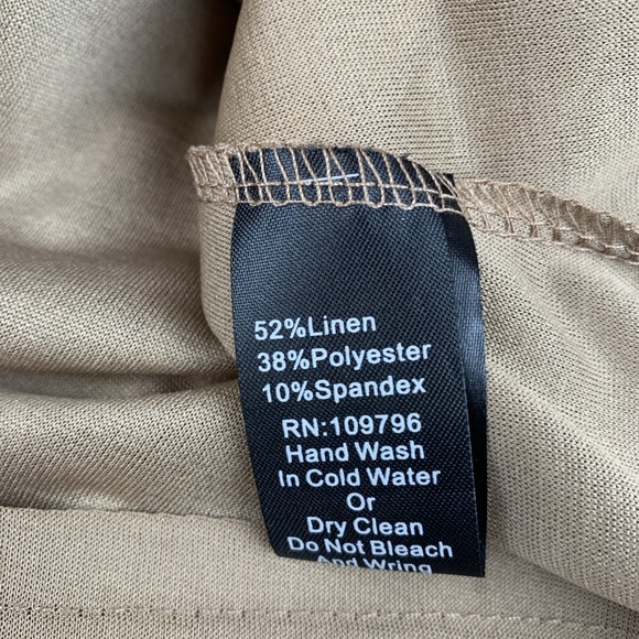 Pretty Angel Brown Mocha Small asymmetrical Crystal Lace Fairy Goth Blouse NWT - Picture 12 of 14